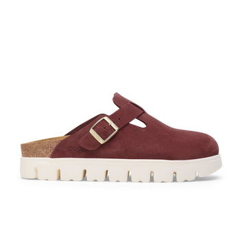 Boston Chunky Berry Crush Suede Leather